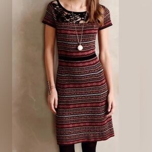 ⭐️ Anthro Sparrow Fit and Flare Dress with Cap Sleeves